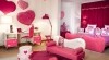 แต่งห้องนอนสีชมพู 