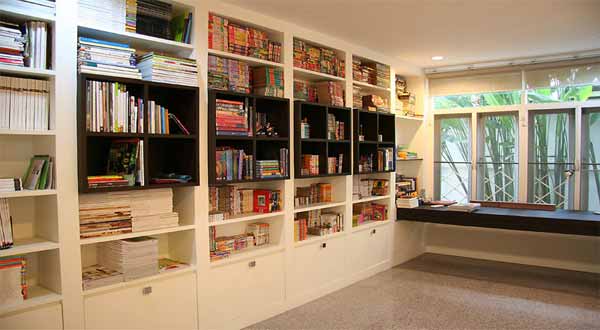 จัดห้องหนังสือในบ้าน 