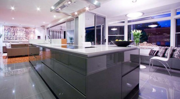 สไตล์การแต่งห้องครัวแบบเปิดโล่ง