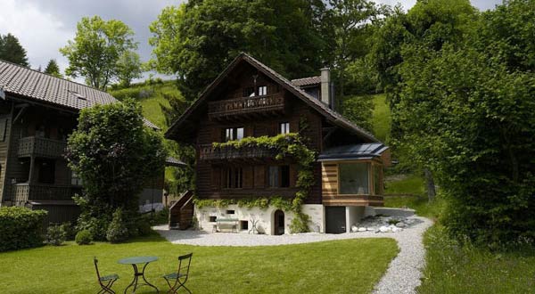 บ้านพักตากอากาศในเทือกเขาสวิสเซอร์แลนด์
