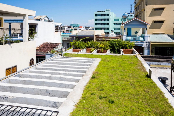 ไอเดียจัดสวนบนดาดฟ้า