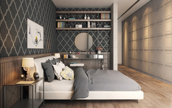 ไอเดียแต่งวอลเปเปอร์ในห้องนอน