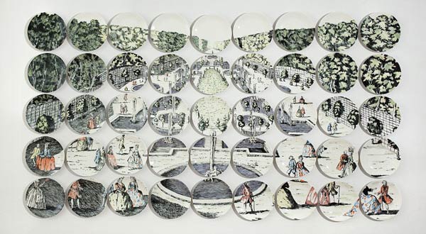 ภาพวาดบนจาน