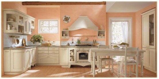 ห้องครัวสไตล์วินเทจ สีหวาน