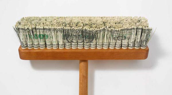 ไม้กวาดเงินดอลล่า