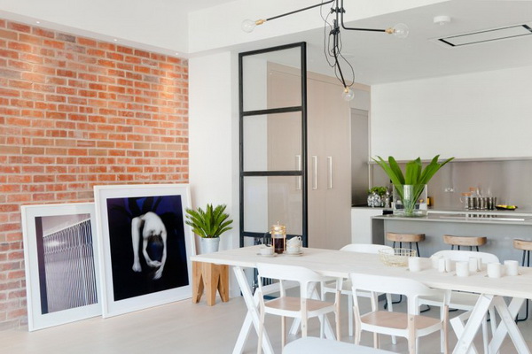 ตกแต่งภายในแบบร่วม และกลิ่นอายของความดิบ