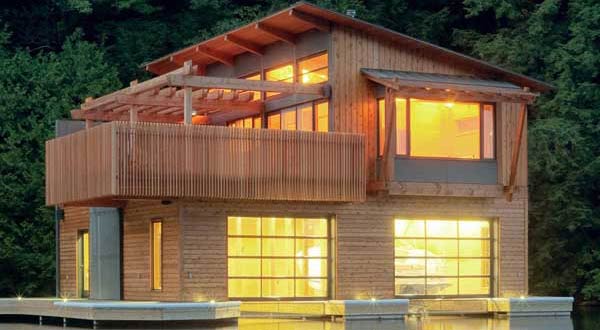 บ้าน  Boathouse แคนาดา