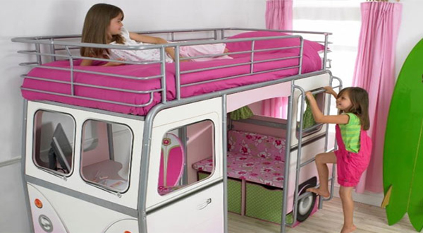 ไอเดียเตียงเด็กน่ารักๆกับ Van Single Bed
