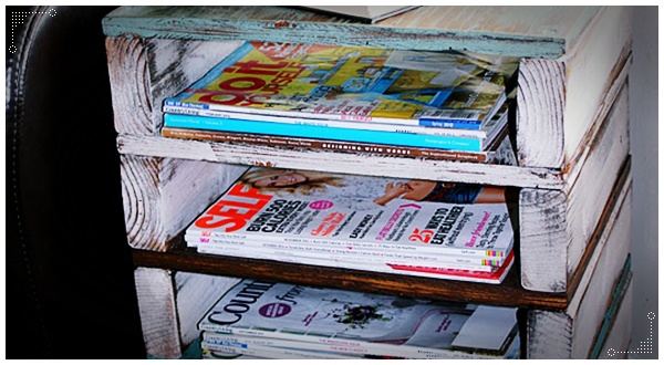 ชั้นวางของ ไม้เก่าแบบประยุกค์