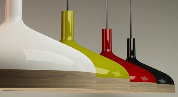 การรวมกันอย่างมีสไตล์ของโคมไฟ