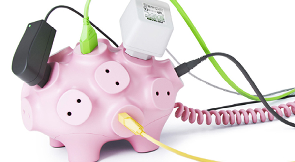 ไอเดียปลั๊กพ่วงหมูน้อย Piglet Power Source