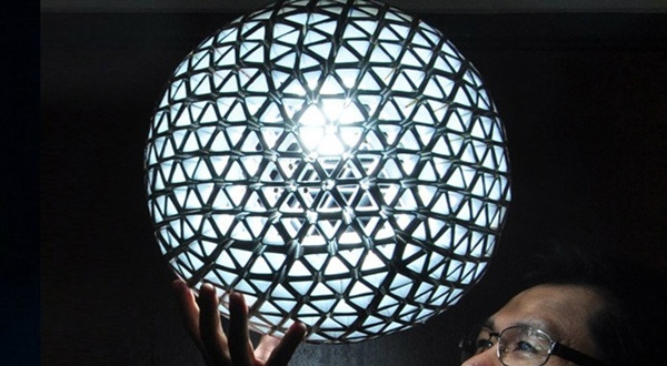 เจ๋ง! โคมไฟรีไซเคิลจากกล่องนม UHT