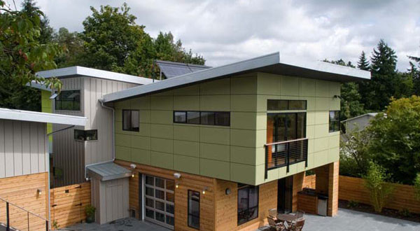 บ้านพักติดธรรมชาติแบบร่วมสมัย