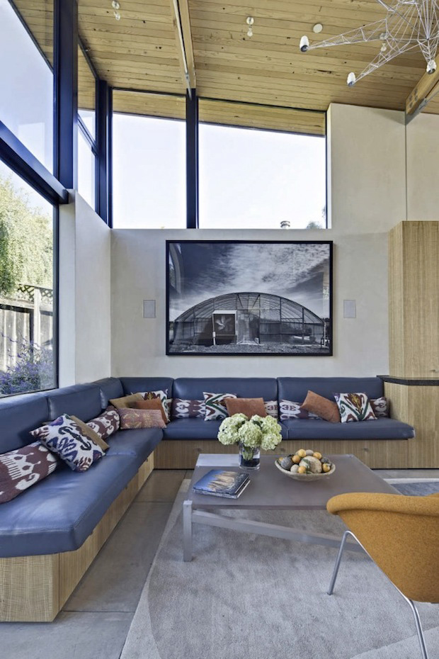 โซฟา ไม้ระแนง พรม โซฟา ไม้ระแนง พรม