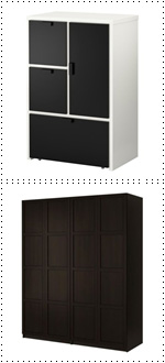 ตู้เสื้อผ้าขาวดำ , ตู้เสื้อผ้าแบบโมเดิร์น ตู้เสื้อผ้าขาวดำ , ตู้เสื้อผ้าแบบโมเดิร์น