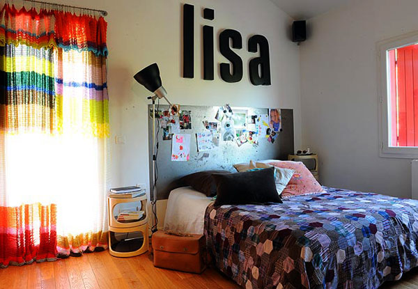 จัดหัวเตียงด้วยตัวอักษรสวยๆ