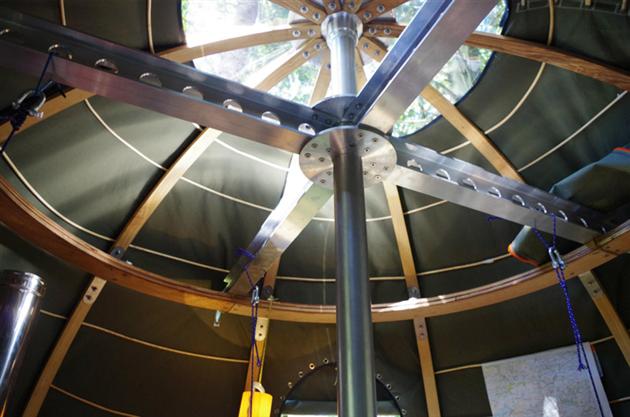 ฐานเต็นท์เป็นเหล็ก