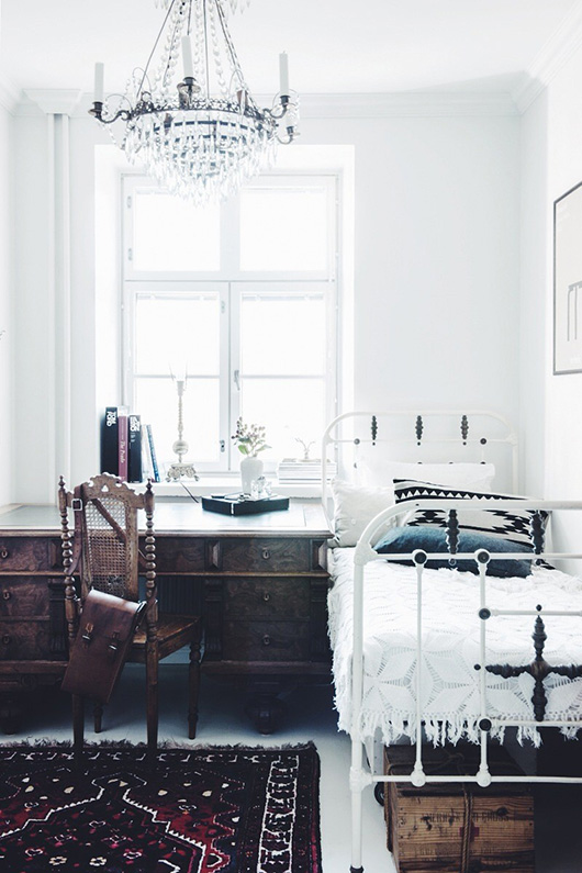 ตกแต่งห้องนอนสไตล์วินเทจ