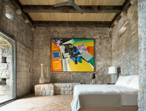 ตกแต่งห้องนอนด้วยหิน ตกแต่งห้องนอนด้วยหิน