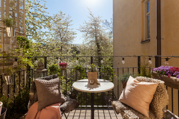 ตกแต่งระเบียง