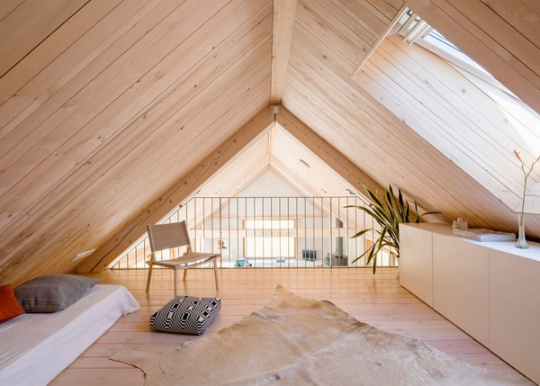 ห้องนอนใต้หลังคา ห้องนอนใต้หลังคา