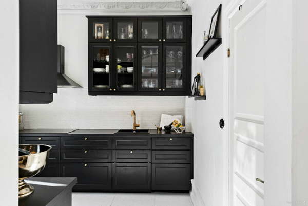 ห้องครัวโทนดำ ขาว