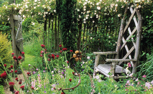 แต่งสวนแบบ rustic style