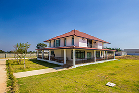 ก่อสร้างบ้านพักผู้บริหาร