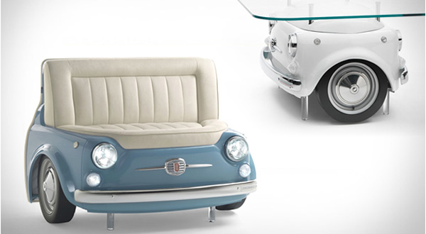 รถ Fiat 500 Furniture สไตล์ยุโรป
