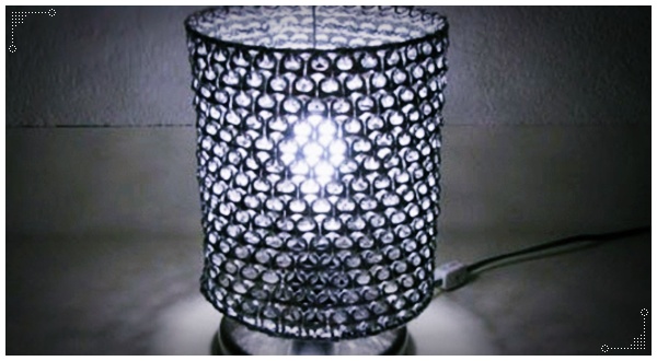 โคมไฟจาก ฝากระป๋องอะลูมิเนียม