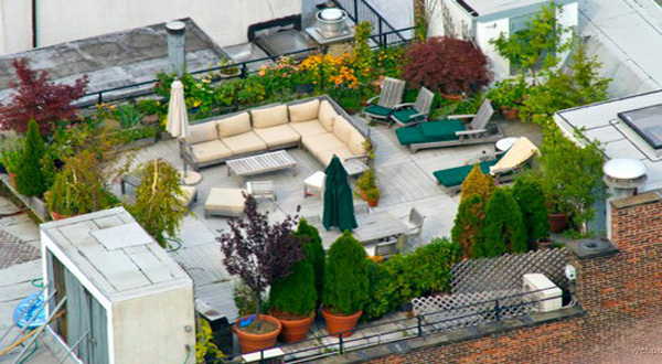 ไอเดียจัดสวนสวยบนดาดฟ้า