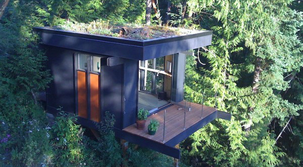 แบบบ้าน ริมทะเลสาบ ในกรุงวอชิงตัน กลางธรรมชาติ