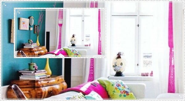 ห้องนั่งเล่น สวยหวาน สดใส