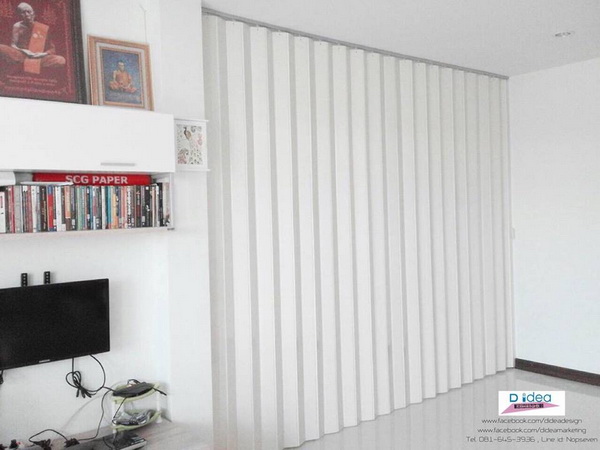 ไอเดียกั้นห้องด้วยฉากกั้นห้อง PVC
