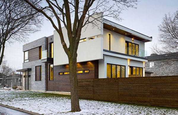 แบบบ้านสองชั้น สไตล์ร่วมสมัย