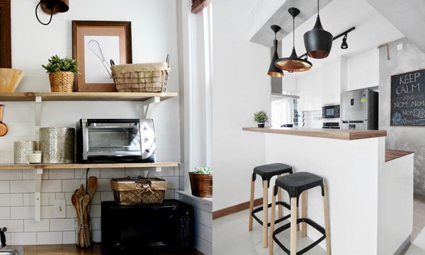 ตกแต่งห้องครัวขนาดเล็กให้สะดวกครบครัน