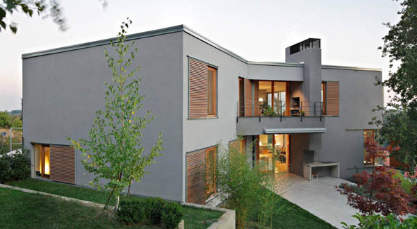 บ้านปูนเปลือยทั้งหลัง แบบเรียบง่าย