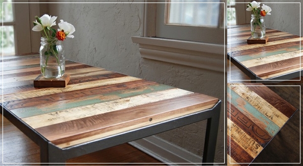 โต๊ะไม้รีไซเคิล โต๊ะไม้รีไซเคิล