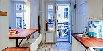 ตกแต่งห้องครัวสีขาว พื้นไม้ ตกแต่งห้องครัวสีขาว พื้นไม้