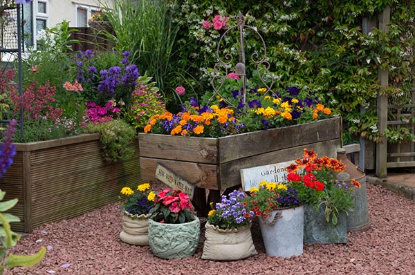 จัดสวนสวยด้วยสีสัน