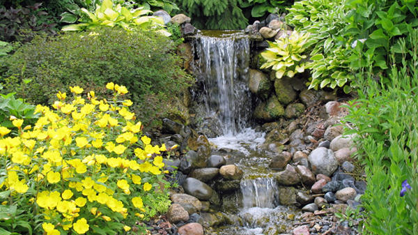 ตกแต่งสวนด้วยน้ำตก ตกแต่งสวนด้วยน้ำตก