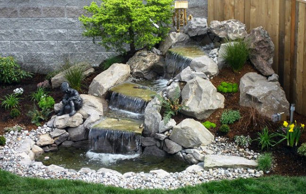 ตกแต่งสวนด้วยน้ำตก ตกแต่งสวนด้วยน้ำตก