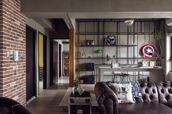 โต๊ะทำงานแบบปูนเปลือย โต๊ะทำงานแบบปูนเปลือย