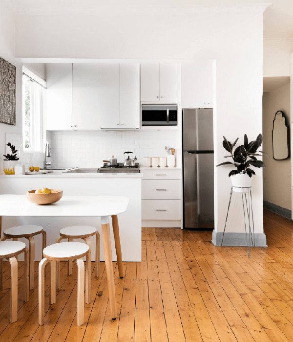 ตกแต่งห้องครัวสีขาว แสนสดใส ตกแต่งห้องครัวสีขาว แสนสดใส