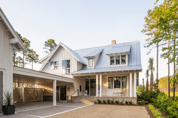 บ้านไม้สีขาว บ้านสีขาว