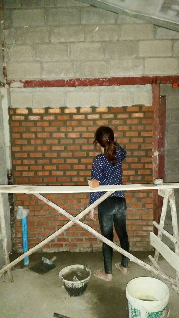 ผนังอิฐ ผนังอิฐ