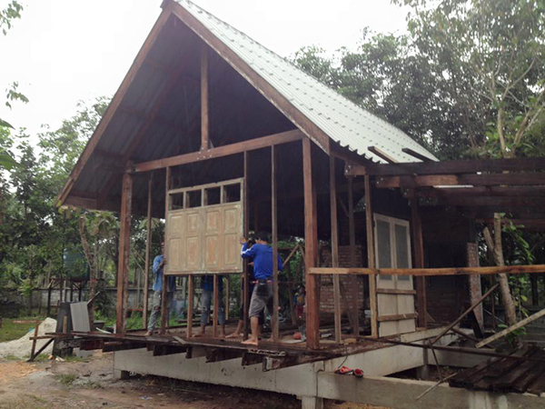 สร้างบ้านไม้ สร้างบ้านไม้