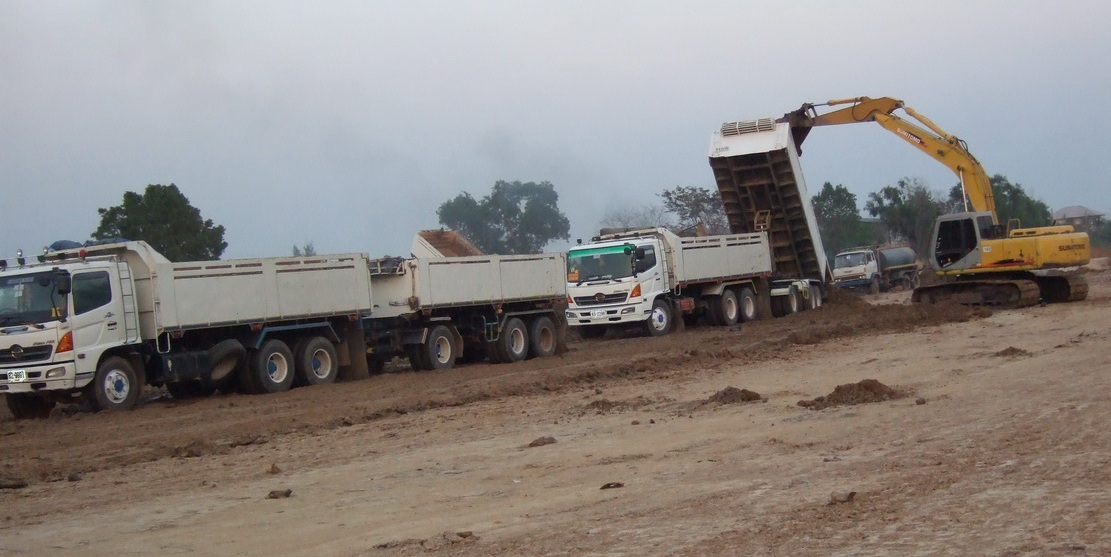 ปรับพื้น ถมดิน ปรับพื้น ถมดิน