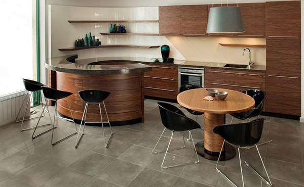 ครัวแบบโค้ง