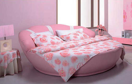 แต่งห้องนอนสีชมพู